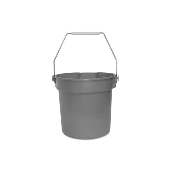 Impact Products Impact, DELUXE HEAVY-DUTY BUCKET, GRAY, POLYPROPYLENE, 10QT, 10 5/8DIA X 10 1/4H 5510 - main